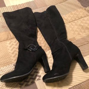 Black Suede Boots